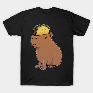 Capybara with a Taco on its head T-Shirt